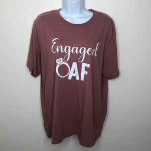 Women’s Bella Canvas Engaged AF T-Shirt